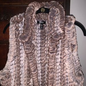 Aqua Faux Fur Vest